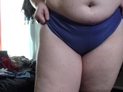 (uncommented)trying on random clothes and teasing the camera both with and without wearing my packer 3/16