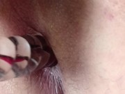 Preparing to get penetrate by using my glass toy 4/16