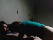 La novia de mi padre si que sabe ordeñarme y montarme 16/16