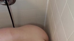 Fuck myself in the shower