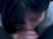 喉奥までちんぽを入れて精子を絞り出す変態な女の子♡cuminmouth 10/16