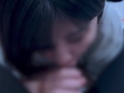 喉奥までちんぽを入れて精子を絞り出す変態な女の子♡cuminmouth 12/16