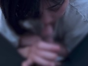 喉奥までちんぽを入れて精子を絞り出す変態な女の子♡cuminmouth 13/16