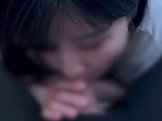 喉奥までちんぽを入れて精子を絞り出す変態な女の子♡cuminmouth 3/16