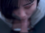 喉奥までちんぽを入れて精子を絞り出す変態な女の子♡cuminmouth 5/16