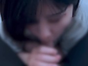 喉奥までちんぽを入れて精子を絞り出す変態な女の子♡cuminmouth