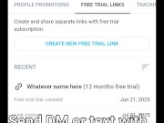 How to create a free trial link for fellow content creators. #OnlyFans #ShoutoutForShoutout #SFS #S4 13/16