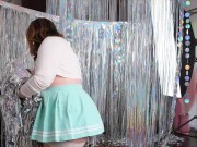 Curvy Content Creator Bea York Cleans Up After Photoshoot with Tits Out 2/16