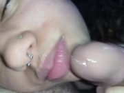 daddy cum on my lips, he jerked in face off until he cum right on my big lips🍆🥛🥛🤤😋💦😵😵‍💫🍆🥛 5/16