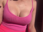 Italian Big Tits Artemisia Love Hot Solo Smoking Session and boobs bouncing OF@ArtemisiaLove101 2/16