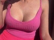 Italian Big Tits Artemisia Love Hot Solo Smoking Session and boobs bouncing OF@ArtemisiaLove101 8/16