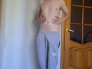 Chav lad jerking off his cock 3/16