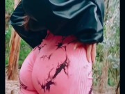 Girl masturbates alone in the forest thinking no one is watching 6/16