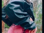 Girl masturbates alone in the forest thinking no one is watching 7/16