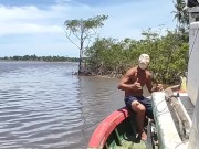 ORGIA NA PESCARIA COM VARIOS CARAS FUDENDO DUAS GAROTAS EM HUM BARCO 15/16