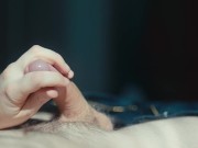 Best top view handjob cumshot ever * Solo muscular man 8/16