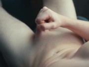 Massive cumshot in belly button, Edging for days * Solo 15/16