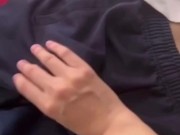 彼氏の家族にバレないようにこっそりえちえちSEX....♡  Hentai/japanese/asian/SEX/カップル/個人撮影/素人/清楚/フェラ/手コキ 2/16