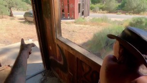 Abandoned Tunnel Turns Into Anal ATM Playground for MILF