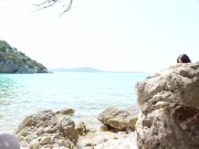 Public sex at the beach — i took him in my mouth and on my pussy 1/16