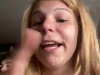 Amateur couple having sex live on webcam – Facial cumshot