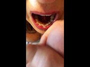 He Shoots A Big Load of Tasty Cum In My Mouth After I suck his Cock! 9/16