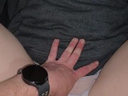 He leaves a huge creampie in cheating wifes pussy 9/16