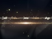 stomping on jug of water in pink hush puppy sandals 1080 9/16