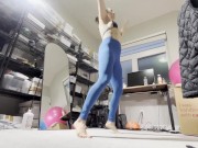 After her workout, she got naked in the hallway... and didn’t care 😈 Full video on profile 15/16