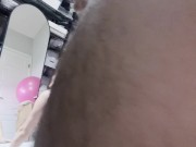 Fucking her in the hallway while neighbors passed by 😏 Full video on profile 16/16