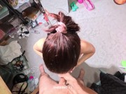 She was still dripping when I grabbed her hips again 😈 Full video on profile 16/16