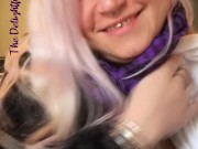 Flashing my tits at Burger King 11/16