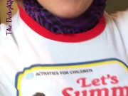 Flashing my tits at Burger King 14/16