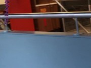 Flashing my tits at Burger King 2/16