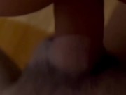 We start in bed and she ends up putting it in her anus. 6/16