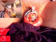 [Uncut Scene] 🤠🔒 Chastity Cowboy’s Naughty Secret — Can I Soak Your Underwear? 💦🩲 4/16