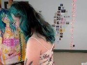 a naughty self portrait painting challenge 15/16