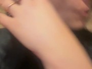 Beautiful MilfyCalla with hungry pussy pee in the toilet, pissing close up 15/16