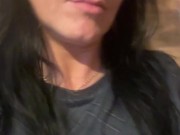 Beautiful MilfyCalla with hungry pussy pee in the toilet, pissing close up 5/16