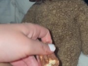 SNICKERS CHOCOLATE IN TEEN PINK PUSSY-KINKY PORN-FOOD FETISH-ARABIAN SNOWWHITE-BEST AMATEUR USA LA G 16/16