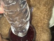 UR MOM'S RASPBERRY HOME JAM&MY TEEN PINK PUSSY&GLASS DILDO-AMATEUR-ARABIAN SNOWWHITE-LOS ANGELES G 2/16