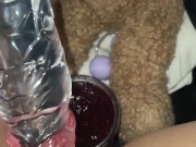 UR MOM'S RASPBERRY HOME JAM&MY TEEN PINK PUSSY&GLASS DILDO-AMATEUR-ARABIAN SNOWWHITE-LOS ANGELES G 4/16
