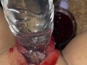 UR MOM'S RASPBERRY HOME JAM&MY TEEN PINK PUSSY&GLASS DILDO-AMATEUR-ARABIAN SNOWWHITE-LOS ANGELES G 7/16