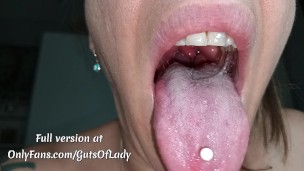 Super sloppy mouth and tongue