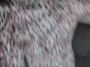 MilfyCalla face fucking and Cumming over my Glossy Puffer Jacket linner 15/16