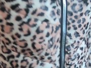 MilfyCalla face fucking and Cumming over my Glossy Puffer Jacket linner 2/16