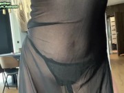 My pink underwear will make your dick hard if I put my panties in you mouth and sit on your dick 8/16