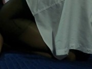 She films herself in lingerie and ends up putting it in her anus 9/16