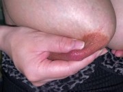 Milking the milky tits and lots of cum on the big tits 8/16