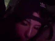 Sucking on his head until he cums in my mouth 11/16